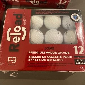 12 pack Golfballs Titleist and noodle NEW
